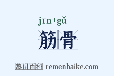 筋骨是什么意思的图片